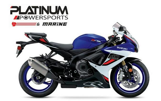 2026 Suzuki GSX-R750Z 40th Anniversary Edition Pearl Vigor Blue / Pearl Tech White