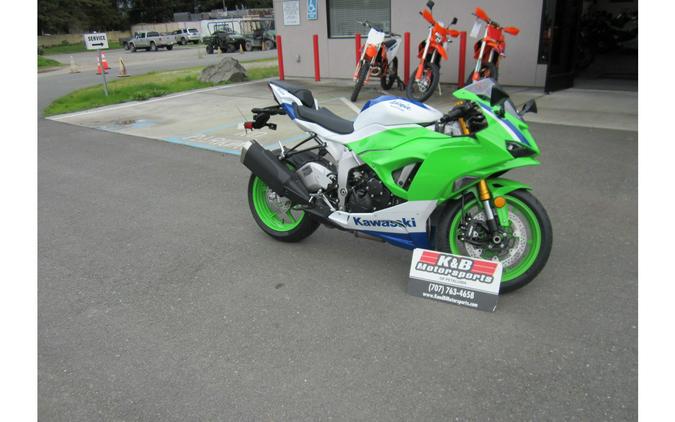 2024 Kawasaki Ninja ZX-6R ABS 40th Anniversary Edition