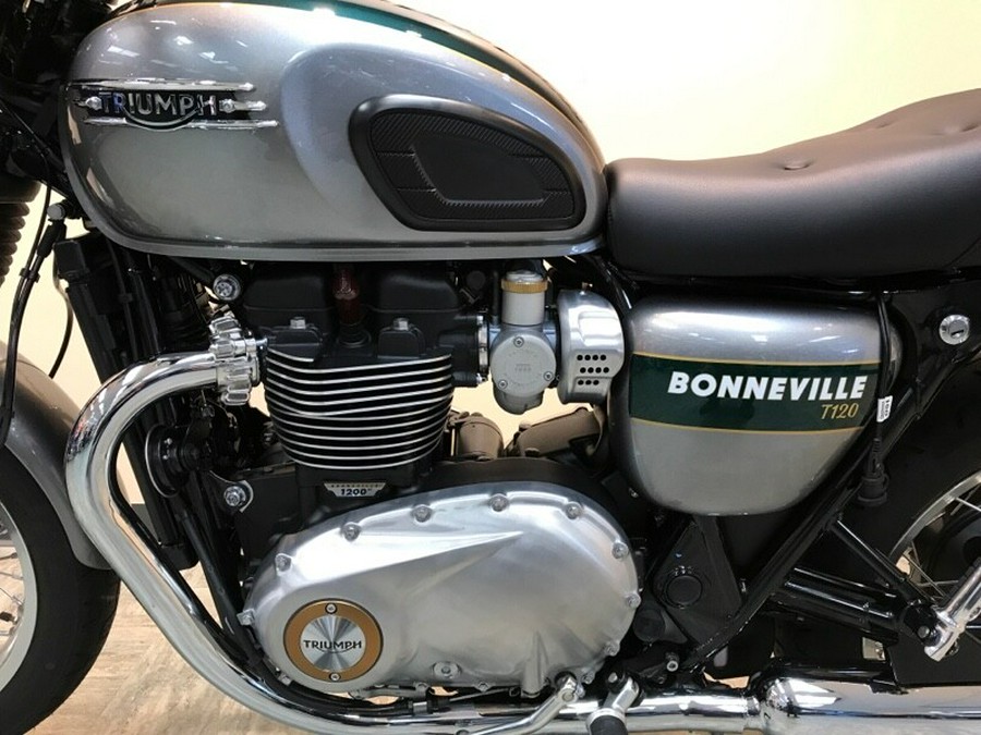 2022 Triumph Bonneville T120 Green/Gray
