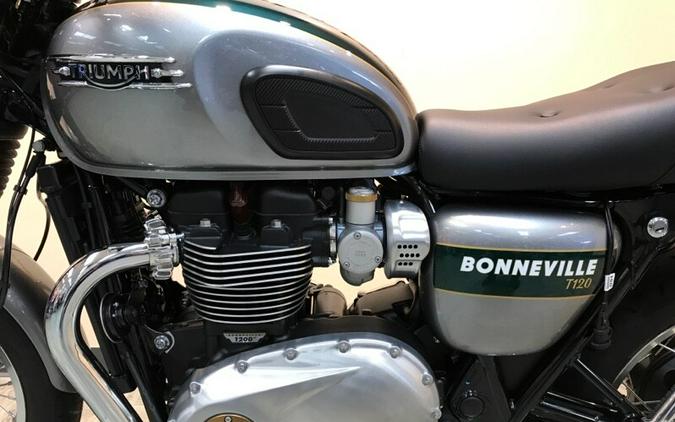 2022 Triumph Bonneville T120 Green/Gray