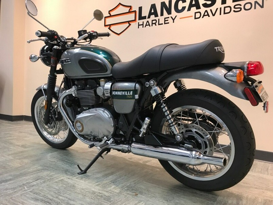 2022 Triumph Bonneville T120 Green/Gray