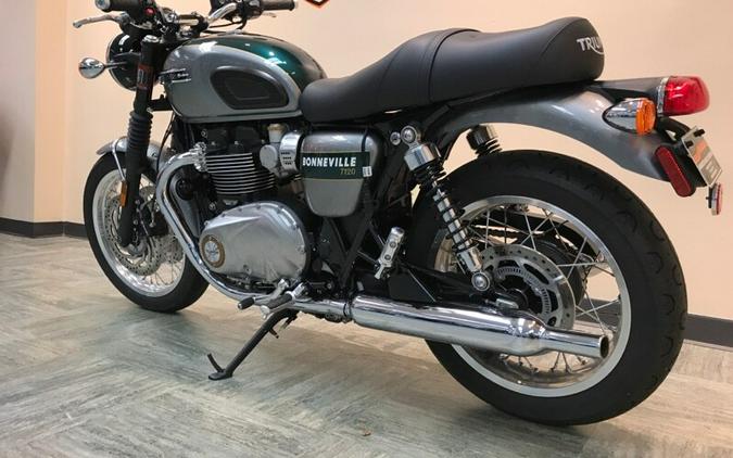 2022 Triumph Bonneville T120 Green/Gray