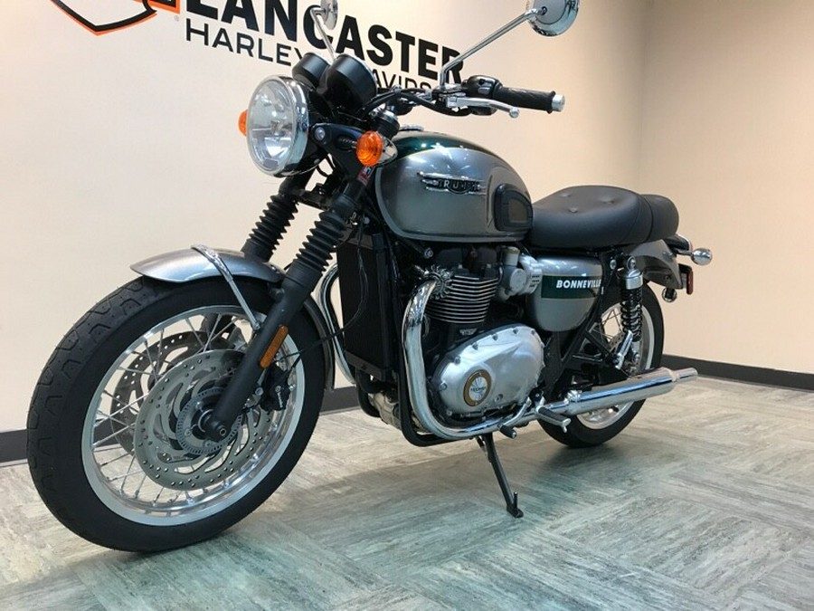 2022 Triumph Bonneville T120 Green/Gray