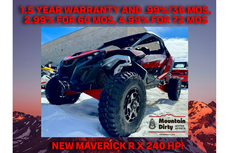 2024 Can-Am Maverick R X 999T DCT Red