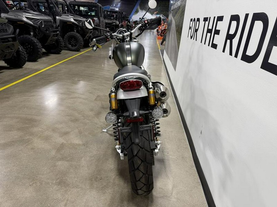 2022 Triumph Scrambler 1200 XE Matt Khaki Green Matt Jet Black