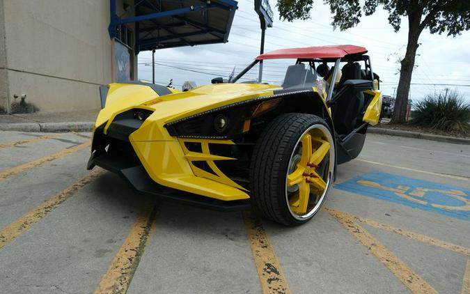 Used 2019 POLARIS SLINGSHOT SL ICON 49ST DAYTONA YELLOW