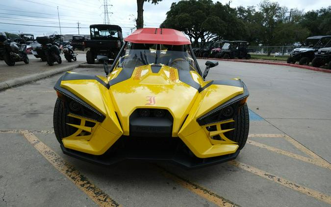 Used 2019 POLARIS SLINGSHOT SL ICON 49ST DAYTONA YELLOW