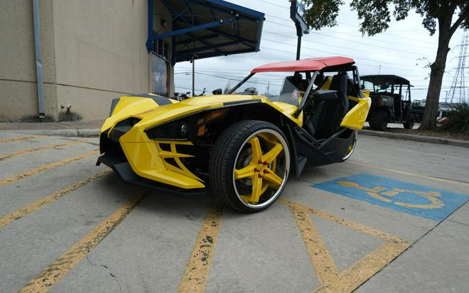 Used 2019 POLARIS SLINGSHOT SL ICON 49ST DAYTONA YELLOW