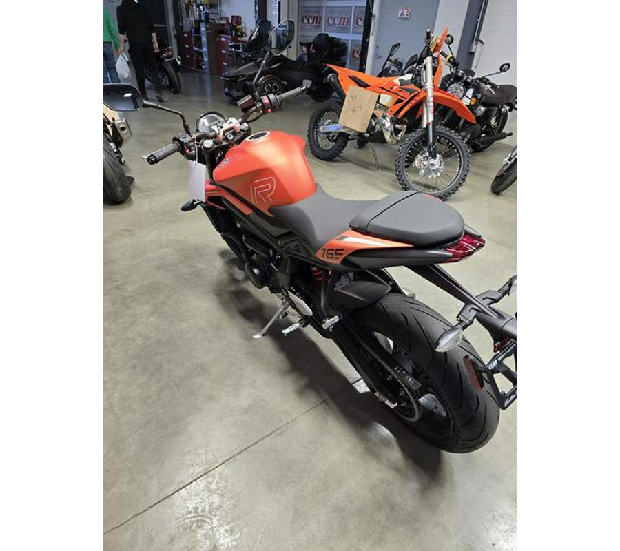 2025 Triumph Street Triple 765 R Pure White