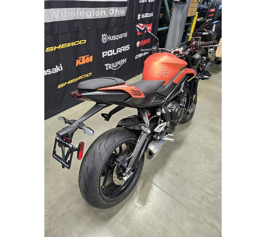 2025 Triumph Street Triple 765 R Pure White