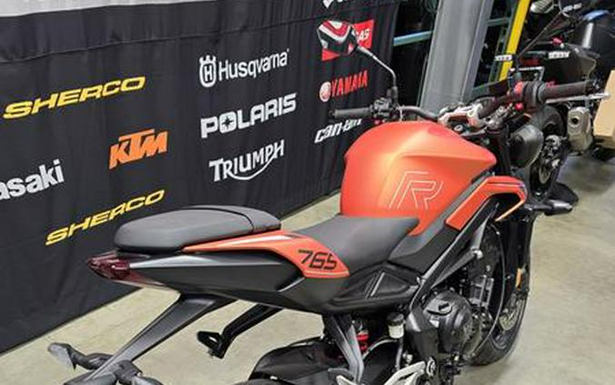 2025 Triumph Street Triple 765 R Pure White
