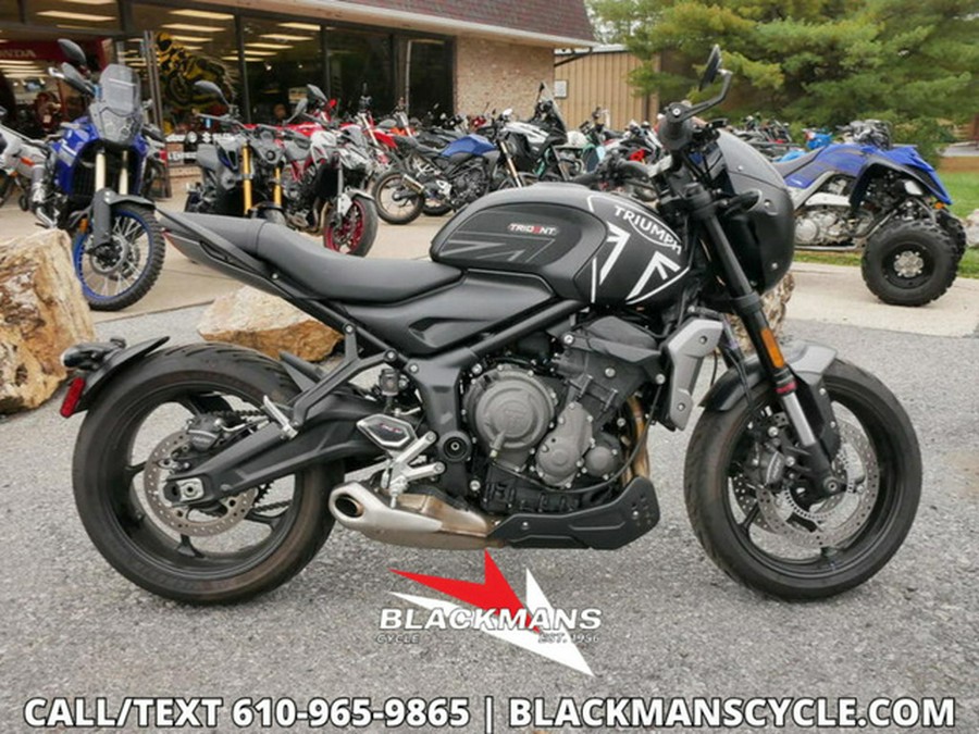 2024 Triumph Trident 660 Sapphire Black 660