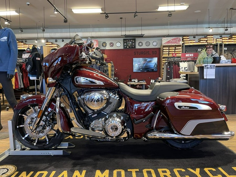 2024 Indian Motorcycle® Chieftain® Limited with Powerband Audio Package Maroon Metallic/Graphics