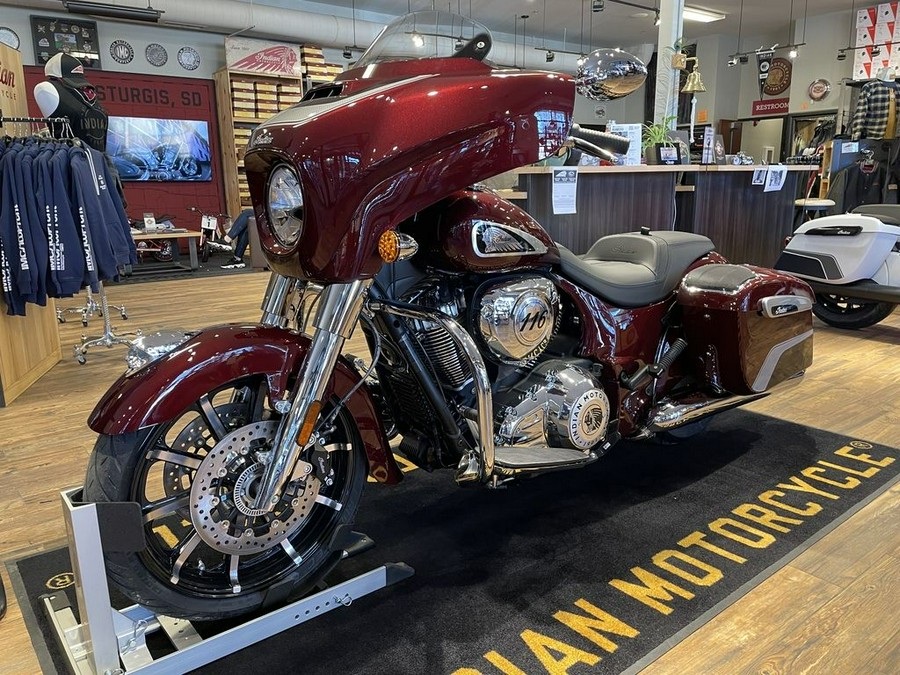 2024 Indian Motorcycle® Chieftain® Limited with Powerband Audio Package Maroon Metallic/Graphics