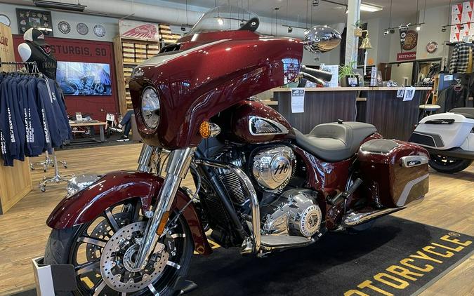 2024 Indian Motorcycle® Chieftain® Limited with Powerband Audio Package Maroon Metallic/Graphics