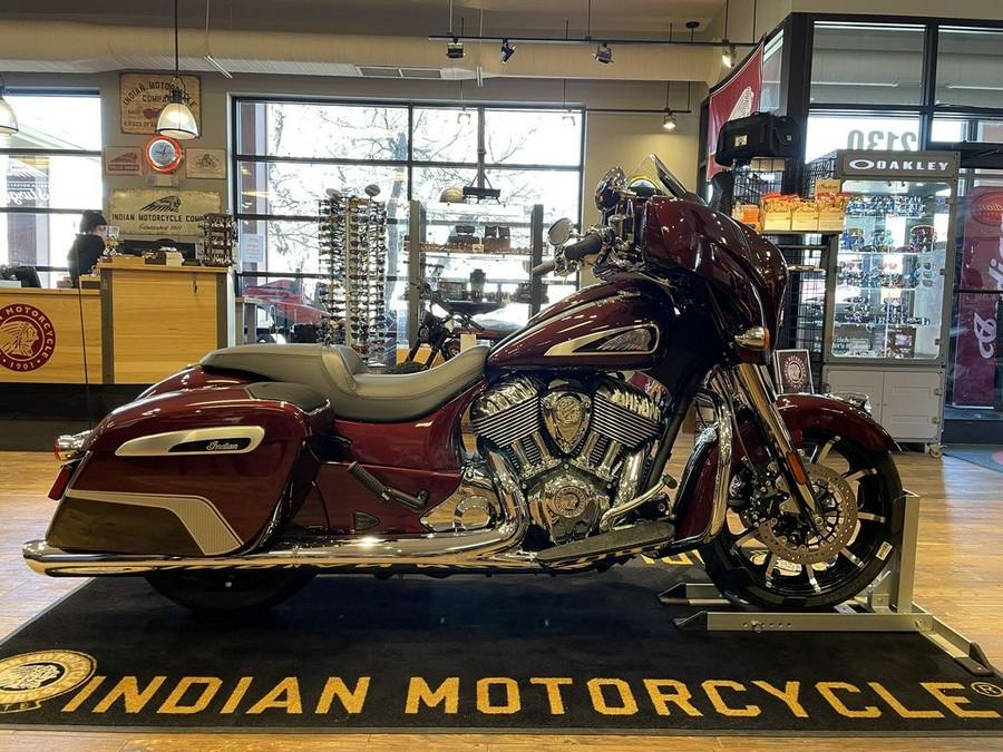 2024 Indian Motorcycle® Chieftain® Limited with Powerband Audio Package Maroon Metallic/Graphics