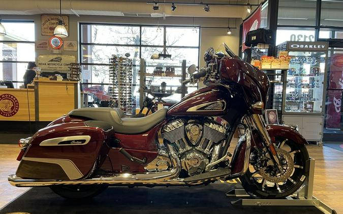 2024 Indian Motorcycle® Chieftain® Limited with Powerband Audio Package Maroon Metallic/Graphics