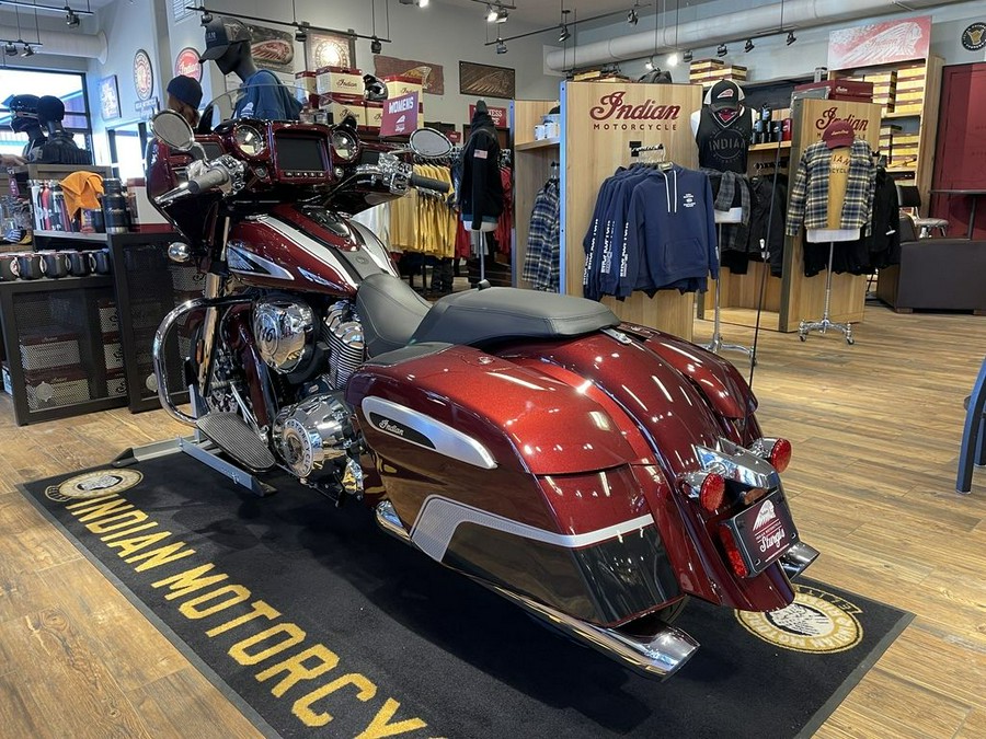 2024 Indian Motorcycle® Chieftain® Limited with Powerband Audio Package Maroon Metallic/Graphics