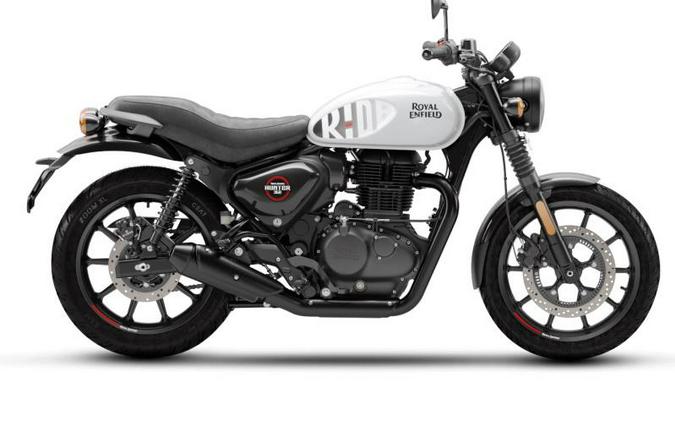 2023 Royal Enfield Hunter 350 Dapper White