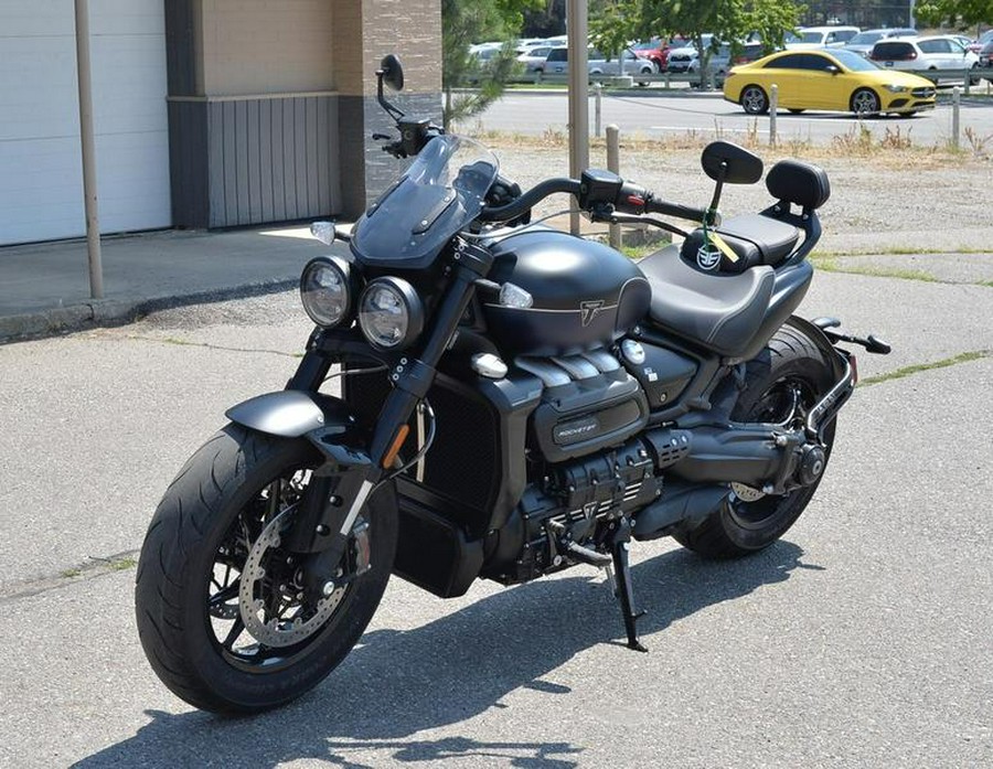 2025 Triumph Rocket 3 Storm GT Matte Sapphire Black and Satin Pacific Blue