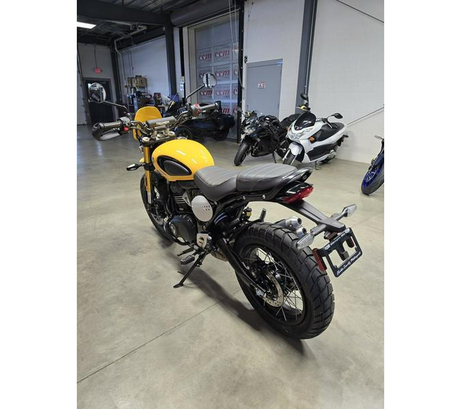 2026 Triumph Scrambler 400 XC Racing Yellow