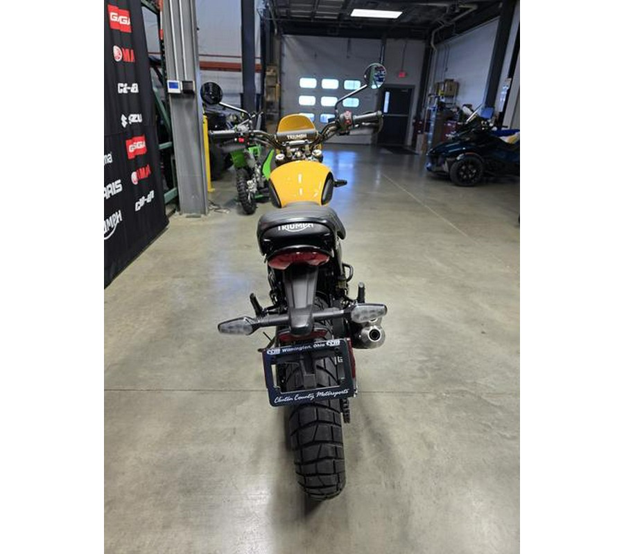 2026 Triumph Scrambler 400 XC Racing Yellow