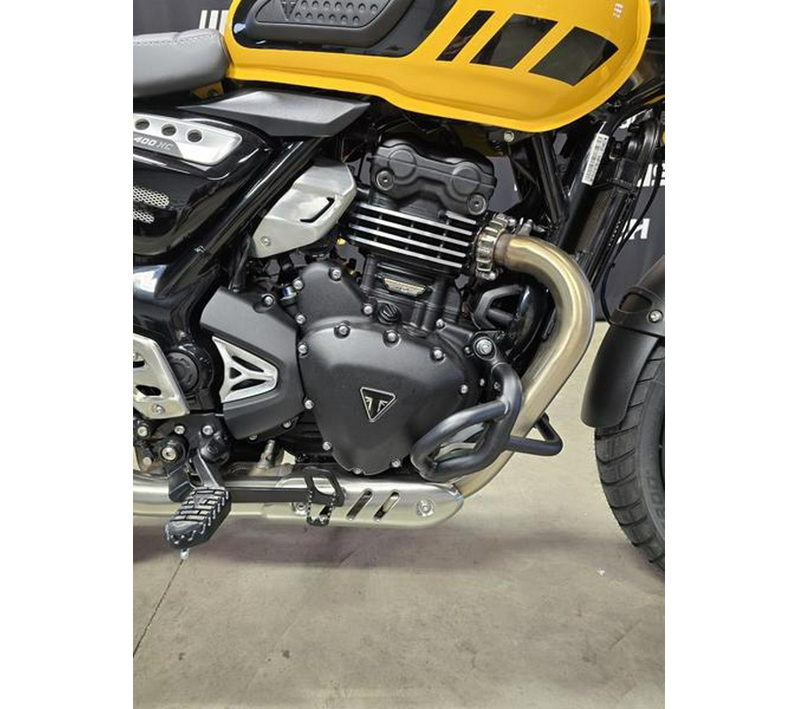 2026 Triumph Scrambler 400 XC Racing Yellow