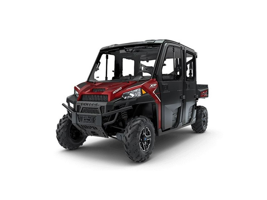 2018 Polaris® Ranger® Crew® XP 1000 EPS NorthStar HVAC Edition Sunset Red Metallic