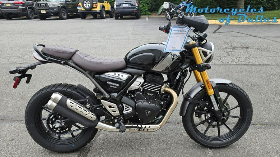 new 2024 Triumph Scrambler 400 X