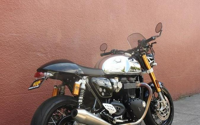 2023 Triumph Thruxton RS Chrome Edition Jet Black