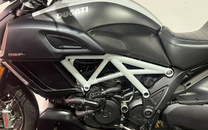 2015 Ducati Diavel Carbon Star White and Matt Carbon