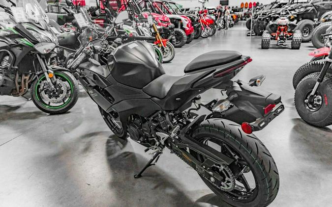 2026 Kawasaki Ninja 500 Metallic Flat Spark Black