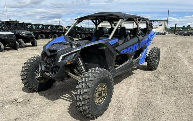 2024 Can-Am® Maverick X3 MAX X rs Turbo RR with Smart-Shox Dazzling Blue & Carbon Black