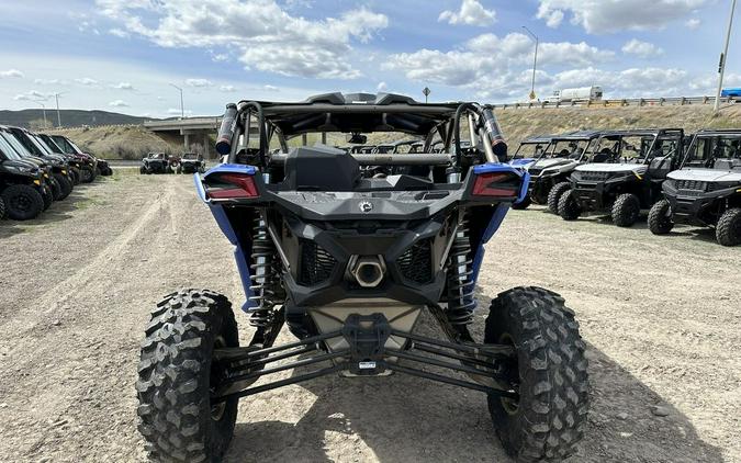 2024 Can-Am® Maverick X3 MAX X rs Turbo RR with Smart-Shox Dazzling Blue & Carbon Black