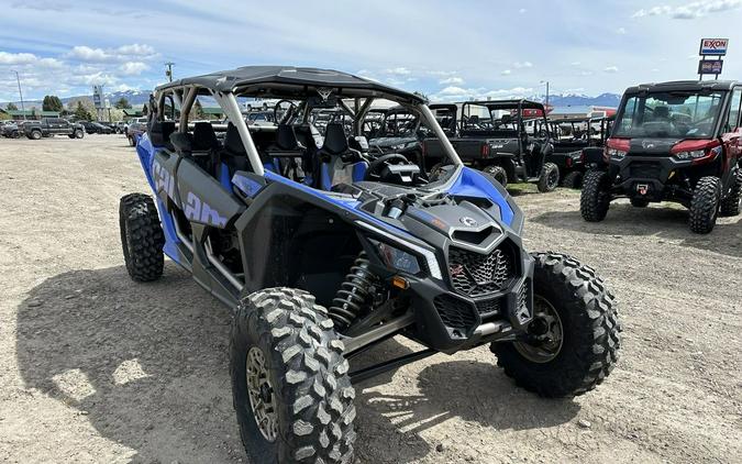 2024 Can-Am® Maverick X3 MAX X rs Turbo RR with Smart-Shox Dazzling Blue & Carbon Black