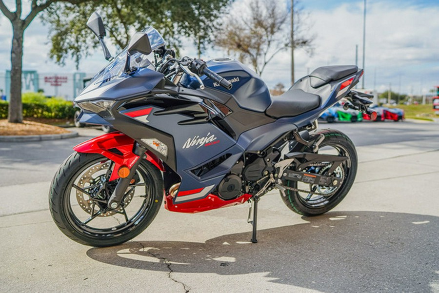 2026 Kawasaki Ninja 500 ABS Metallic Matte Twilight Blue