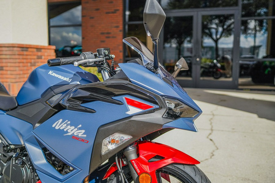 2026 Kawasaki Ninja 500 ABS Metallic Matte Twilight Blue