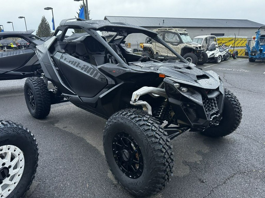 2024 Can-Am® Maverick R X RS with Smart-Shox Triple Black