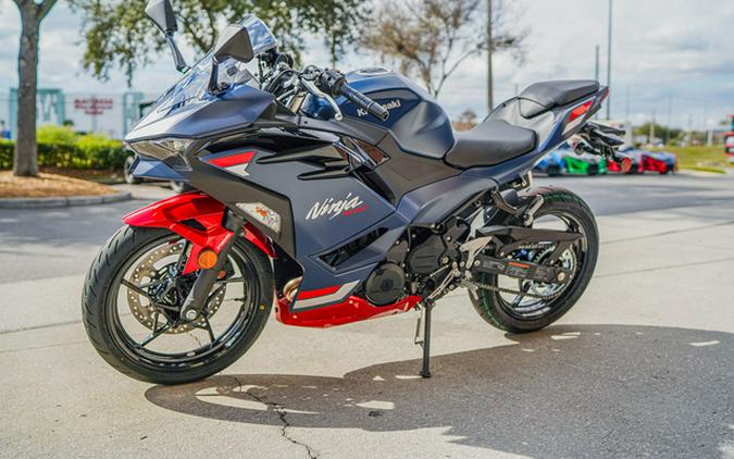 2026 Kawasaki Ninja 500 ABS Metallic Matte Twilight Blue