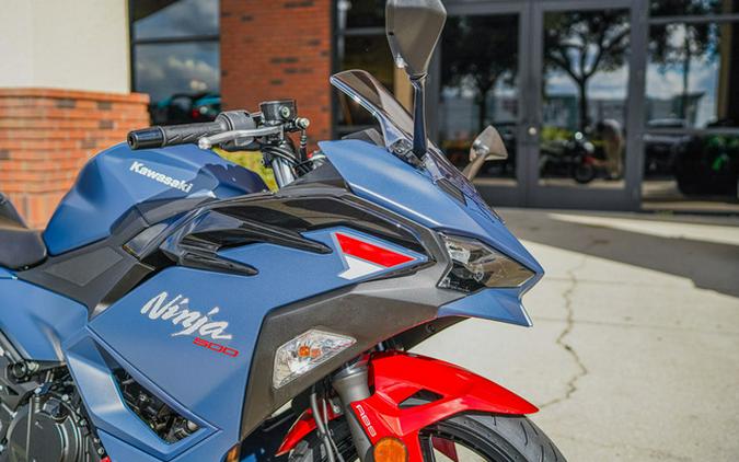 2026 Kawasaki Ninja 500 ABS Metallic Matte Twilight Blue