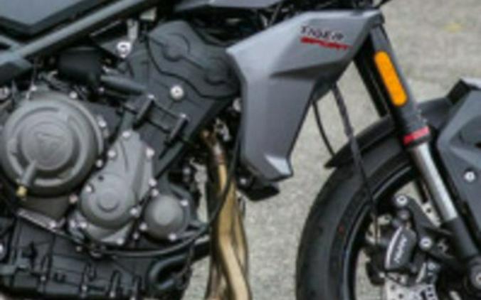 2025 Triumph Tiger Sport 800 GraphiteSapphire Black