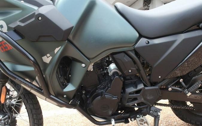 2025 Kawasaki KLR650 Metallic Matte Old School Green