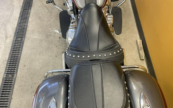 2018 Indian Motorcycle® Springfield® ABS Steel Gray over Burgundy Metallic