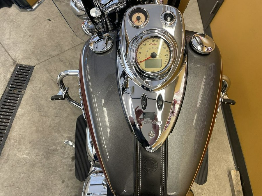 2018 Indian Motorcycle® Springfield® ABS Steel Gray over Burgundy Metallic