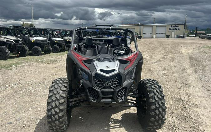 2024 Can-Am® Maverick X3 DS Turbo Fiery Red & Hyper Silver