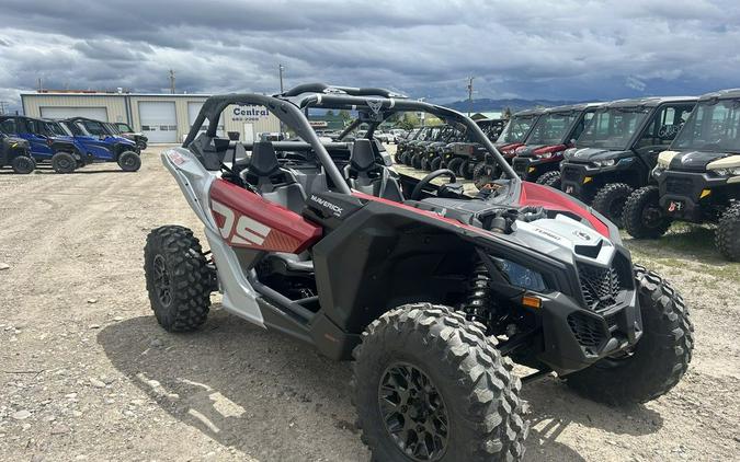 2024 Can-Am® Maverick X3 DS Turbo Fiery Red & Hyper Silver