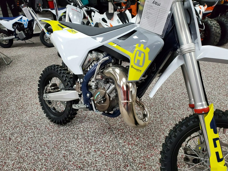 2023 Husqvarna Motorcycles TC 65 - White / Gray / Yellow