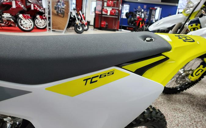 2023 Husqvarna Motorcycles TC 65 - White / Gray / Yellow