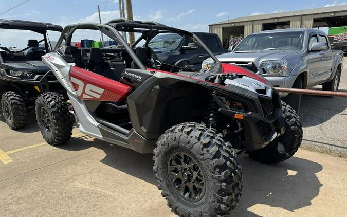 2024 Can-Am® Maverick X3 DS Turbo Fiery Red & Hyper Silver