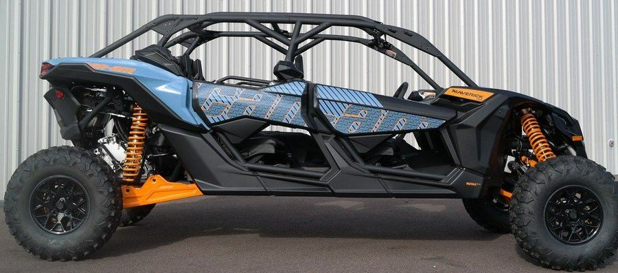 2026 Can-Am® Maverick X3 MAX RS Turbo Scandi Blue & Orange Crush
